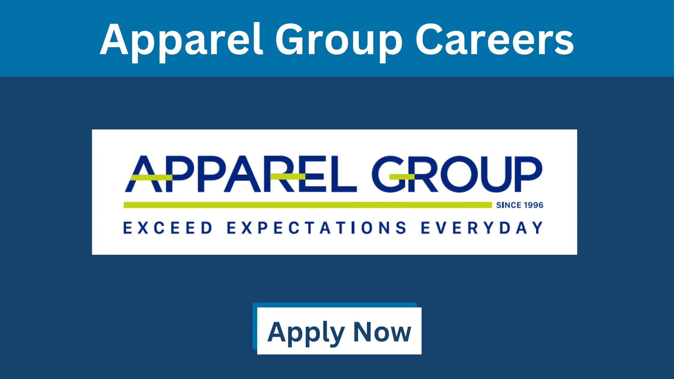 Apparel Group Careers in Dubai